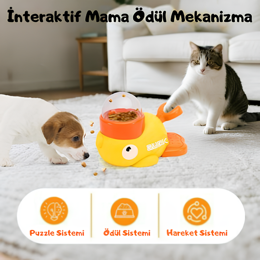 İnteraktif Evcil Hayvan Ödül Maması Mekanizması